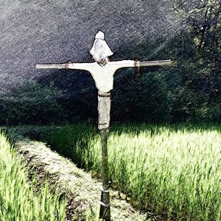 田んぼ（かかし）